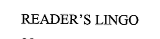 READER'S LINGO