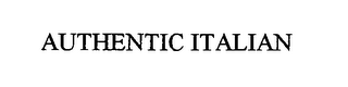 AUTHENTIC ITALIAN