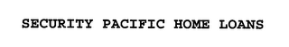 SECURITY PACIFIC HOME LOANS