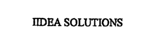 IIDEA SOLUTIONS