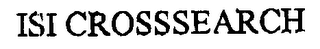 ISI CROSSSEARCH