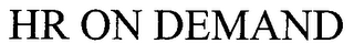 HR ON DEMAND