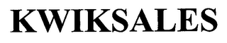 KWIKSALES