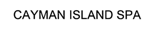 CAYMAN ISLAND SPA