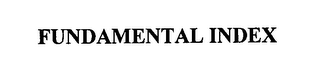 FUNDAMENTAL INDEX