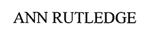 ANN RUTLEDGE
