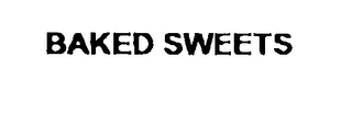 BAKED SWEETS