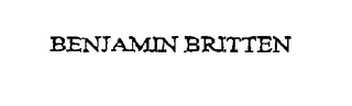 BENJAMIN BRITTEN