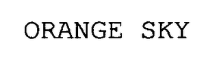 ORANGE SKY