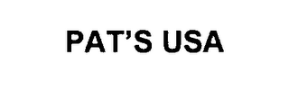 PAT'S USA
