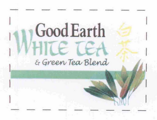 GOOD EARTH WHITE TEA & GREEN TEA BLEND