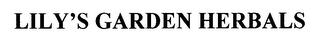 LILY'S GARDEN HERBALS
