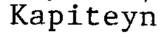 KAPITEYN