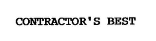 CONTRACTOR'S BEST