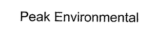 PEAK ENVIRONMENTAL
