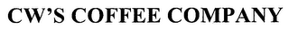CW'S COFFEE COMPANY
