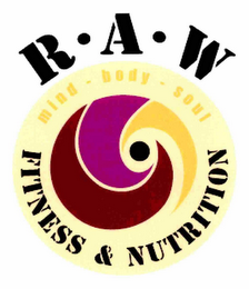 R · A · W FITNESS & NUTRITION MIND - BODY - SOUL