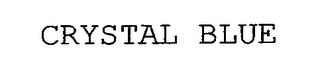 CRYSTAL BLUE