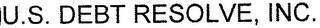 U.S. DEBT RESOLVE, INC.