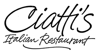 CIATTI'S ITALIAN RESTAURANT