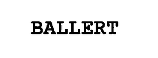 BALLERT