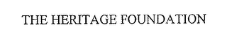 THE HERITAGE FOUNDATION