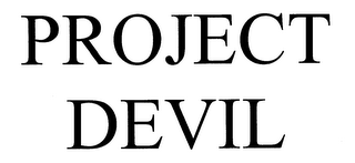 PROJECT DEVIL