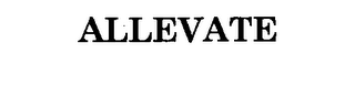 ALLEVATE