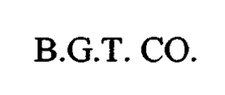 B.G.T. CO.
