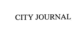 CITY JOURNAL