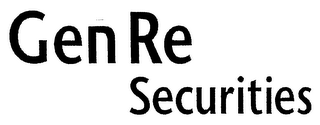 GEN RE SECURITIES