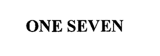 ONE SEVEN
