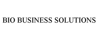 BIO BUSINESS SOLUTIONS