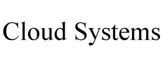 CLOUD SYSTEMS