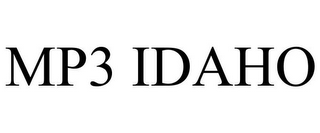 MP3 IDAHO