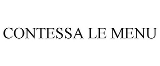 CONTESSA LE MENU