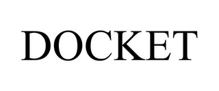 DOCKET