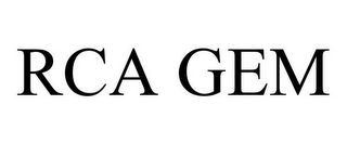 RCA GEM