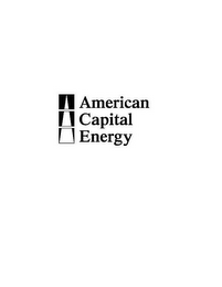 AMERICAN CAPITAL ENERGY