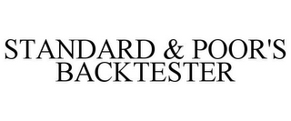 STANDARD & POOR'S BACKTESTER