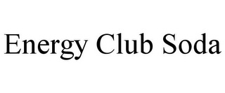 ENERGY CLUB SODA