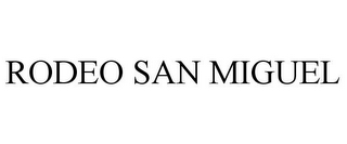 RODEO SAN MIGUEL