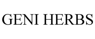 GENI HERBS