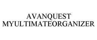 AVANQUEST MYULTIMATEORGANIZER