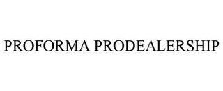 PROFORMA PRODEALERSHIP