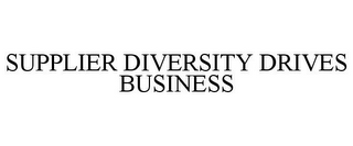 SUPPLIER DIVERSITY DRIVES BUSINESS