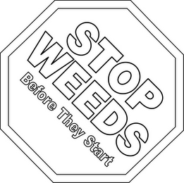 STOP WEEDS BEFORE THEY START