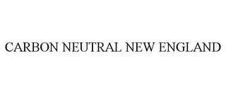 CARBON NEUTRAL NEW ENGLAND