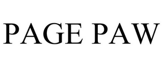 PAGE PAW