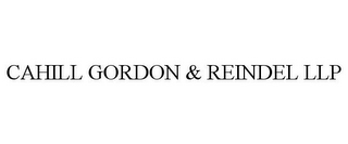 CAHILL GORDON & REINDEL LLP